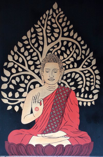 Buda meditando, París, Francia de Unbekannt