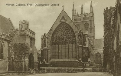 Merton College, Oxford de Unbekannter Künstler