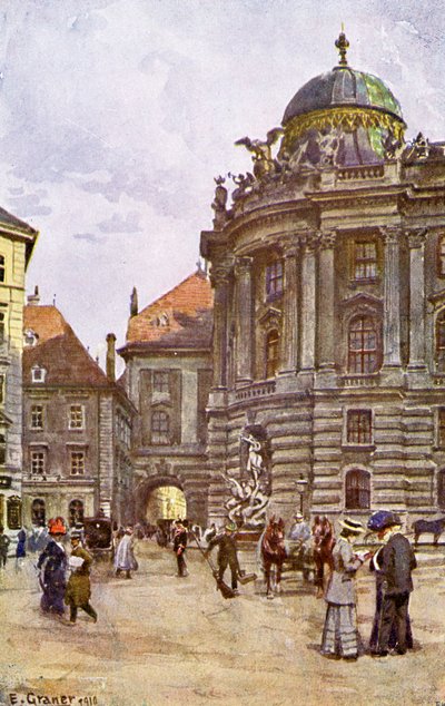 Michaelerplatz, Viena de Unbekannter Künstler
