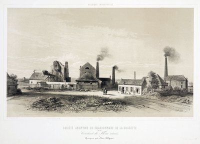 Minería, Carbón de la Compañía Minera de Carbón De la Cossette, Bélgica de Unbekannt