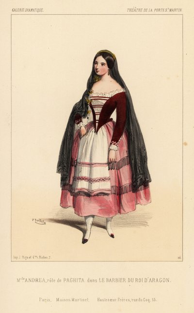 Miss Andrea y Paghita en Le Barbier du Roi d