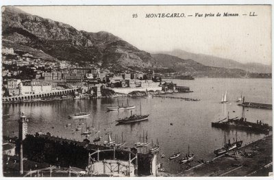 Monte Carlo: Vista de la ciudad tomada desde Mónaco de William M. Timlin