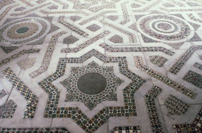 Pavimento de mosaico en la Catedral de Monreale, Sicilia de Unbekannt