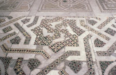 Pavimento de mosaico en la Catedral de Monreale, Sicilia de Unbekannt