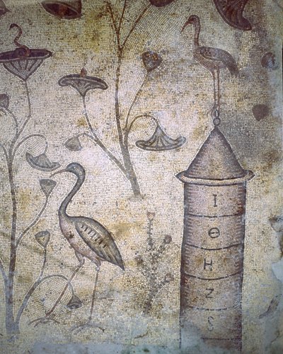Mosaico en la Iglesia de la Multiplicación de los Panes y los Peces de Unbekannt
