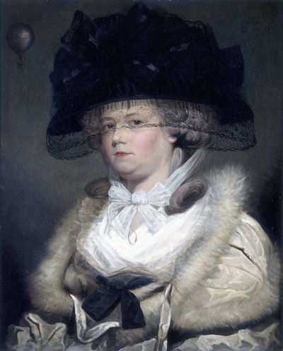 Mrs Sage, la primera mujer inglesa aeronauta de Unbekannt