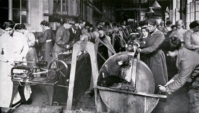 Trabajadores de Municiones durante la 1ª Guerra Mundial de Unbekannter Künstler