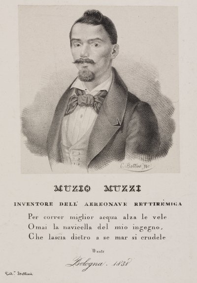 Muzio Muzzi, aeronauta italiano de Unbekannt