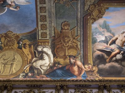 Figuras mitológicas. Decoración pintada por François Perrier de Unbekannt