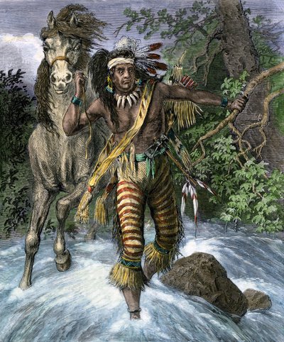Población nativa de América: indios. Toro Sentado o nombre indio Thathanka Iyothanka o Tatanka Yotanka o Tatanka Iyotake ("Tauro Sentado" o "Tauro Descansado". de Unbekannter Künstler