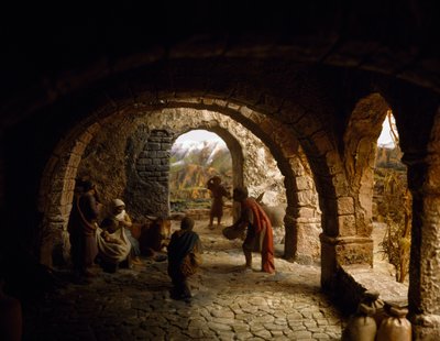 Natividad, diorama de la natividad, España, siglo XX de William M. Timlin