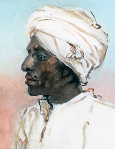 Cabeza negra de Unbekannter Künstler
