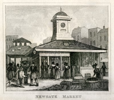 Mercado de Newgate de Unbekannt