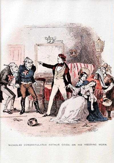 Nicholas Nickleby de C. Dickens - ilustración de Unbekannt