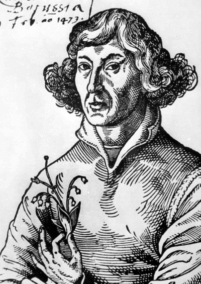 Nicolás Copérnico (1473-1543) astrónomo polaco (grabado) de Unbekannter Künstler
