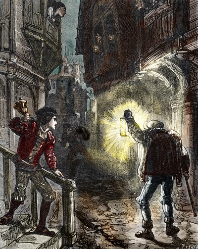 Los vigilantes nocturnos vigilan las calles de París en la Edad Media y el Renacimiento de Alec Hunter