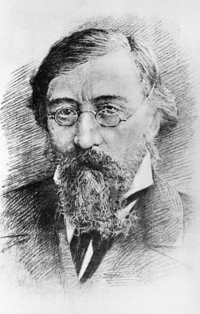 Nikolai G. Chernyshevsky (1828 - 1889), de un grabado de Unbekannt