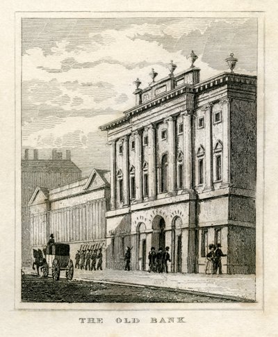 Antigua fachada del Banco de Inglaterra antes de 1835 de Unbekannt