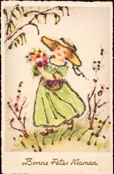 Tarjeta postal antigua / Feliz Día de la Madre de Unbekannt