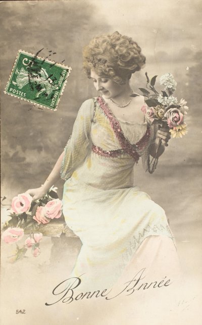 Feliz año, Deseo, Mujer Belle Époque de William M. Timlin