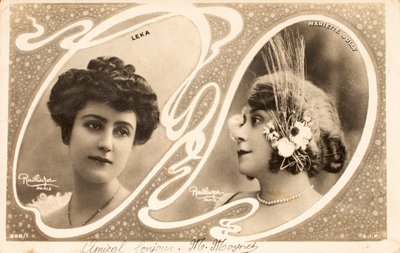 Tarjeta postal antigua/Leka/Mariette Sully (1874-1940)/Actriz de William M. Timlin