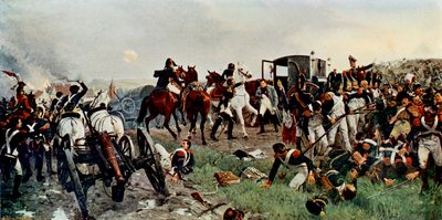 La noche de la batalla de Waterloo de Unbekannter Künstler