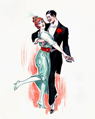 Un paso - baile en pareja de Unbekannter Künstler