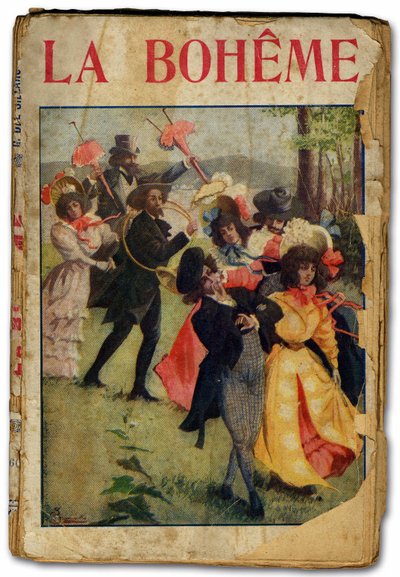 Libreto de ópera de La Boheme de Giacomo Puccini. 1896 (impresión) de Unbekannter Künstler