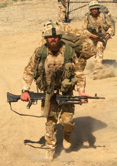 Operación Glacier 4 en el distrito Garmsir, Helmand (Op Herrick V), Afganistán de Unbekannt