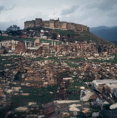 Castillo Otomano de Ayasuluk, Selcuk, Provincia de Izmir, Turquía de Benjamin Baud