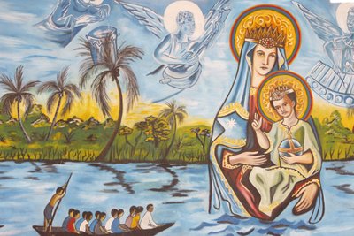 Fresco de Nuestra Señora de Togo, Togoville, Togo de Unbekannt