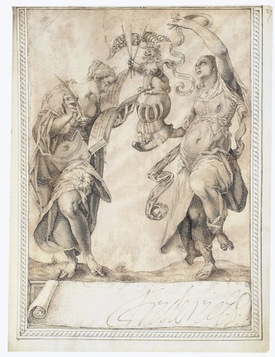 Página del Álbum Amicorum de Philipp Hainhofer, 1596-1633 de Unbekannt