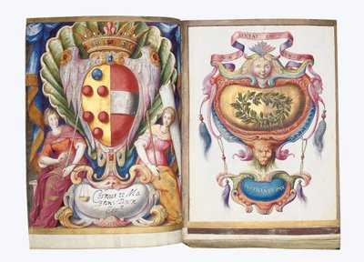 Páginas del Álbum Amicorum de Philipp Hainhofer, 1596-1633 de Unbekannt