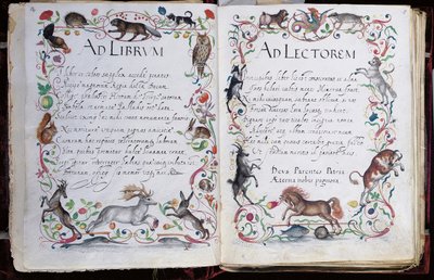 Páginas del álbum Amicorum de Philipp Hainhofer, 1596-1633 de Unbekannt