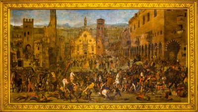 Pintura de Mantua que glorifica las luchas victoriosas de los Gonzaga de Unbekannter Künstler