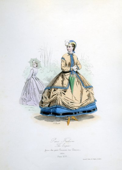 La moda de París en la época del Segundo Imperio de Unbekannter Künstler