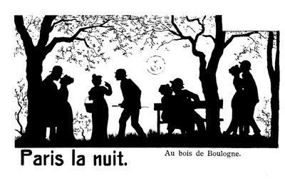 París de noche ("Paris la nuit") de Unbekannter Künstler