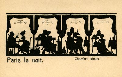 París de noche ("Paris la nuit"), c. 1900. de Unbekannter Künstler