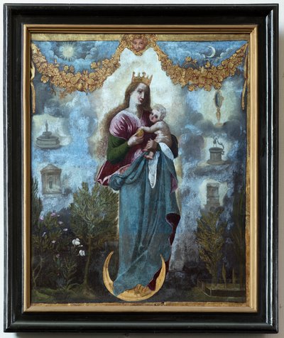 Iglesia parroquial (Parochiekerk Sint-Martinus). Pintura. Inmaculada Concepción o Virgen con el Niño. de Unbekannter Künstler