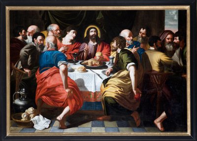 Iglesia parroquial (Parochiekerk Sint-Pieter). Pintura. La última cena. de Unbekannter Künstler