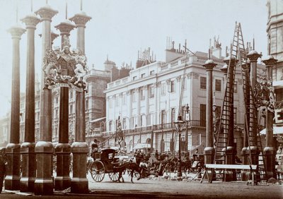 Park Lane decorada para el Jubileo de Diamante de la Reina Victoria de Unbekannt