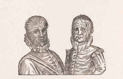 Pater annorum quadragina, & filus annorum viginti toto corpore pilosi de Unbekannt