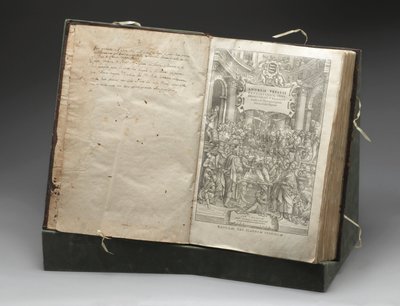 Disección de Andreas Vesalius (xilografía) de Unbekannt