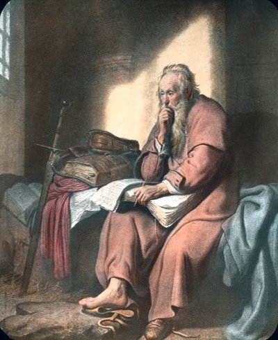 Paulus en la prisión de Unbekannter Künstler
