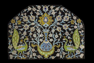 Panel de pavo real. Irán, Isfahan (?) de William M. Timlin