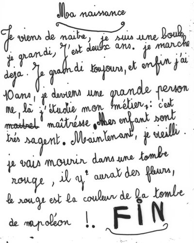 Foto de un texto sobre maternidad hecha en una guardería en París en 1960 de Kosma Sergejewitsch Petrow Wodkin