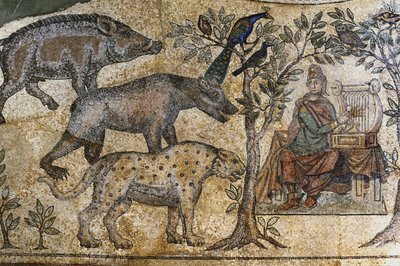 Picardía 073 - Laon - Casa de Asociaciones - Mosaico romano de Blanzy - 