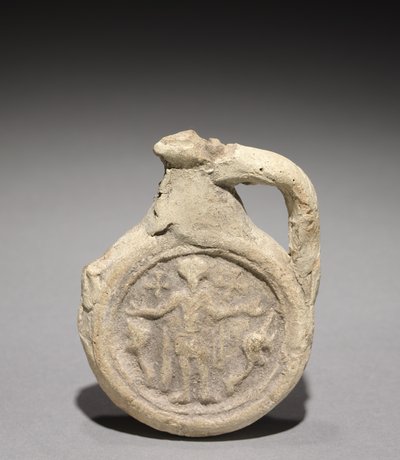 Frasco de peregrino con San Menas, 500-700 de Unbekannt