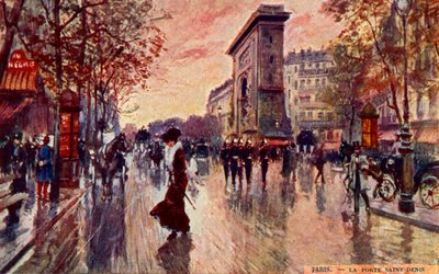 Porte Saint Denis de Unbekannter Künstler