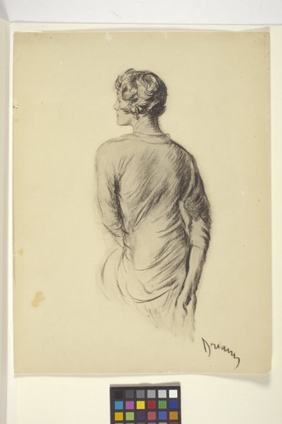 Retrato de mujer (reproducción fotográfica) de Unbekannter Künstler